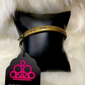 Bronze Earring and Bracelet Duo